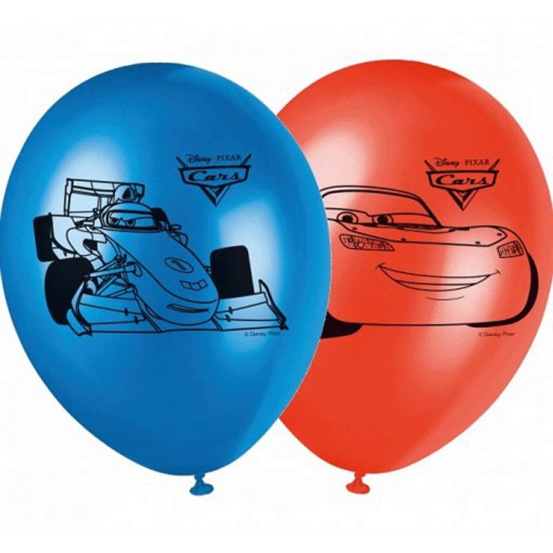 Balões CARS Faisca McQueen 8 Unid
