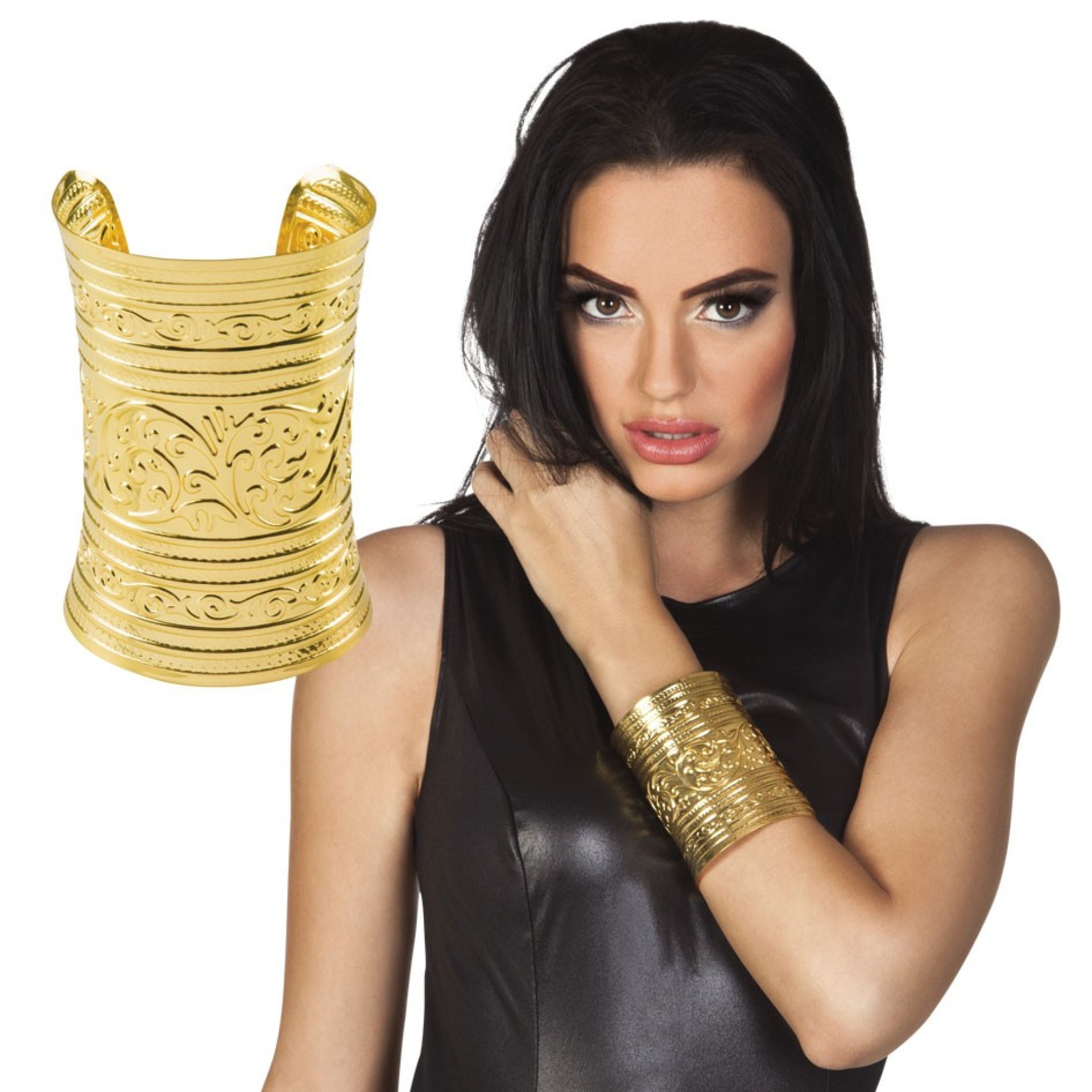 Pulseira Dourada Rainha do Nilo