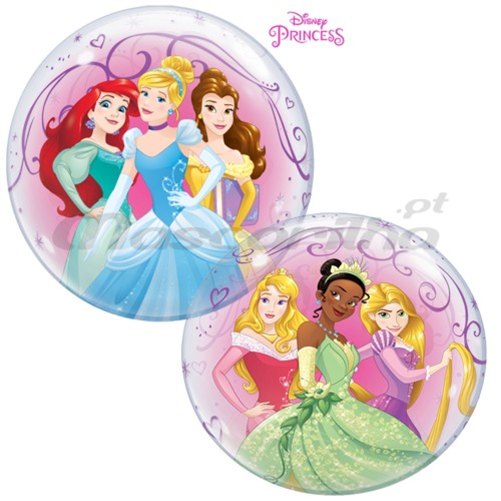 Balão Bubble Princesas Disney 56cm