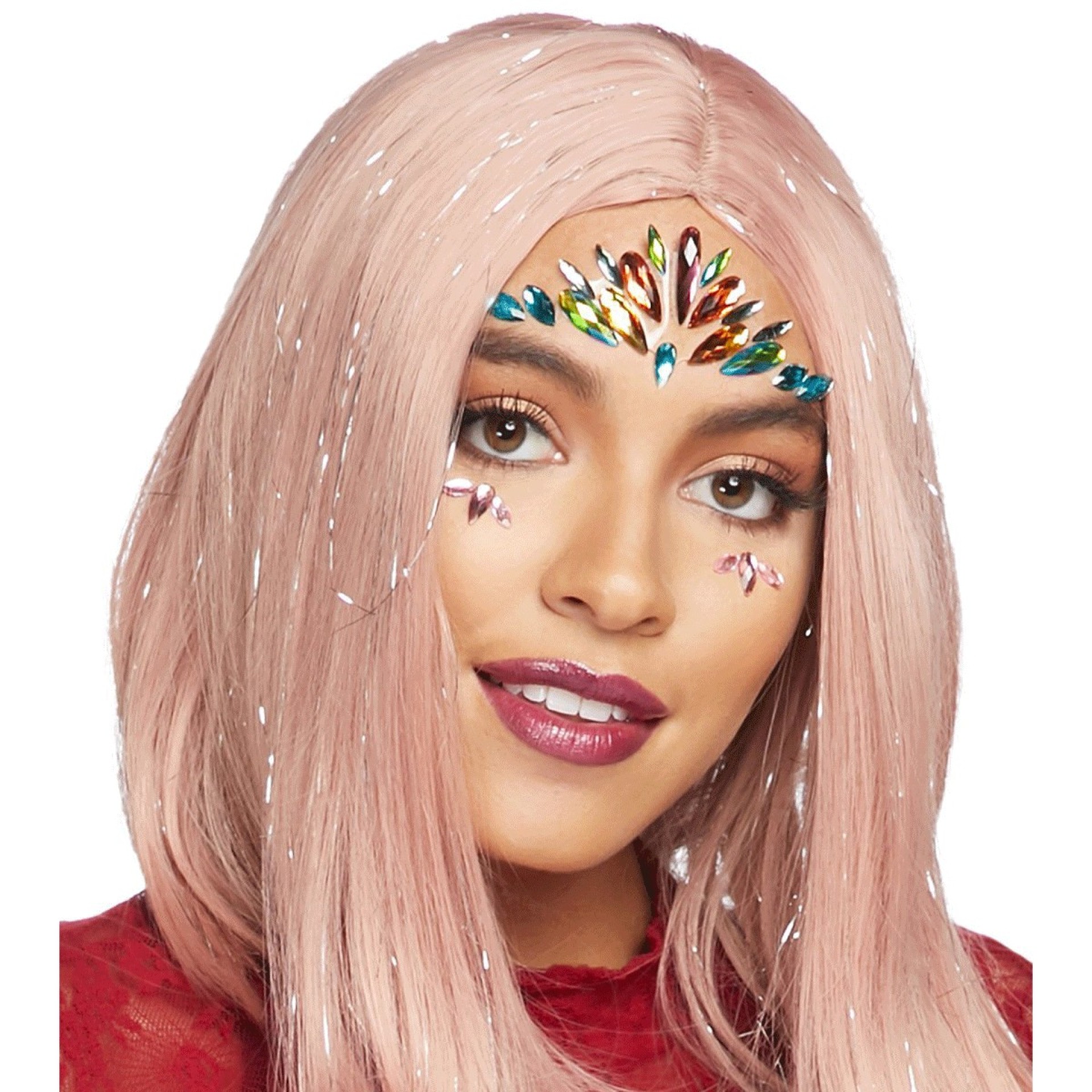 Brilhantes Adesivos Rosto e Corpo Multicor