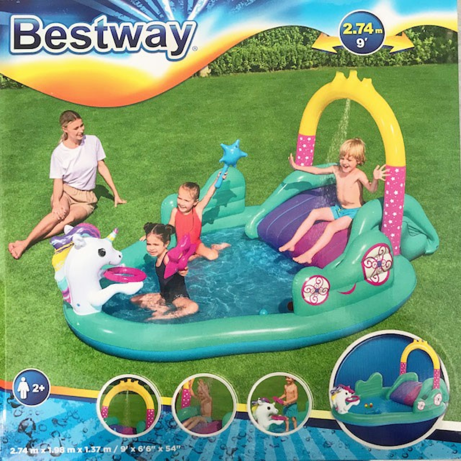 Grande Parque Insuflavel Unicórnio