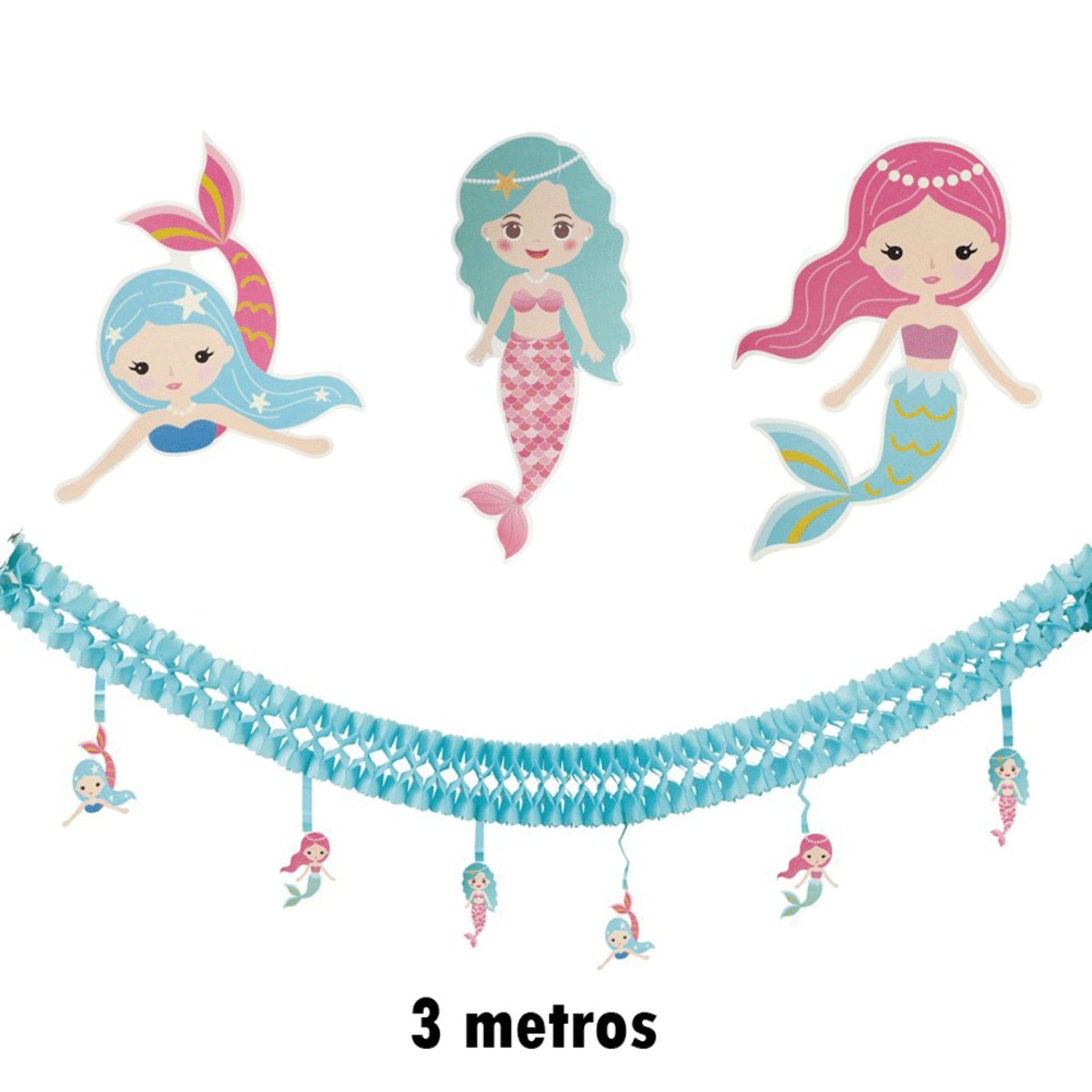 Grinalda Sereias 3m