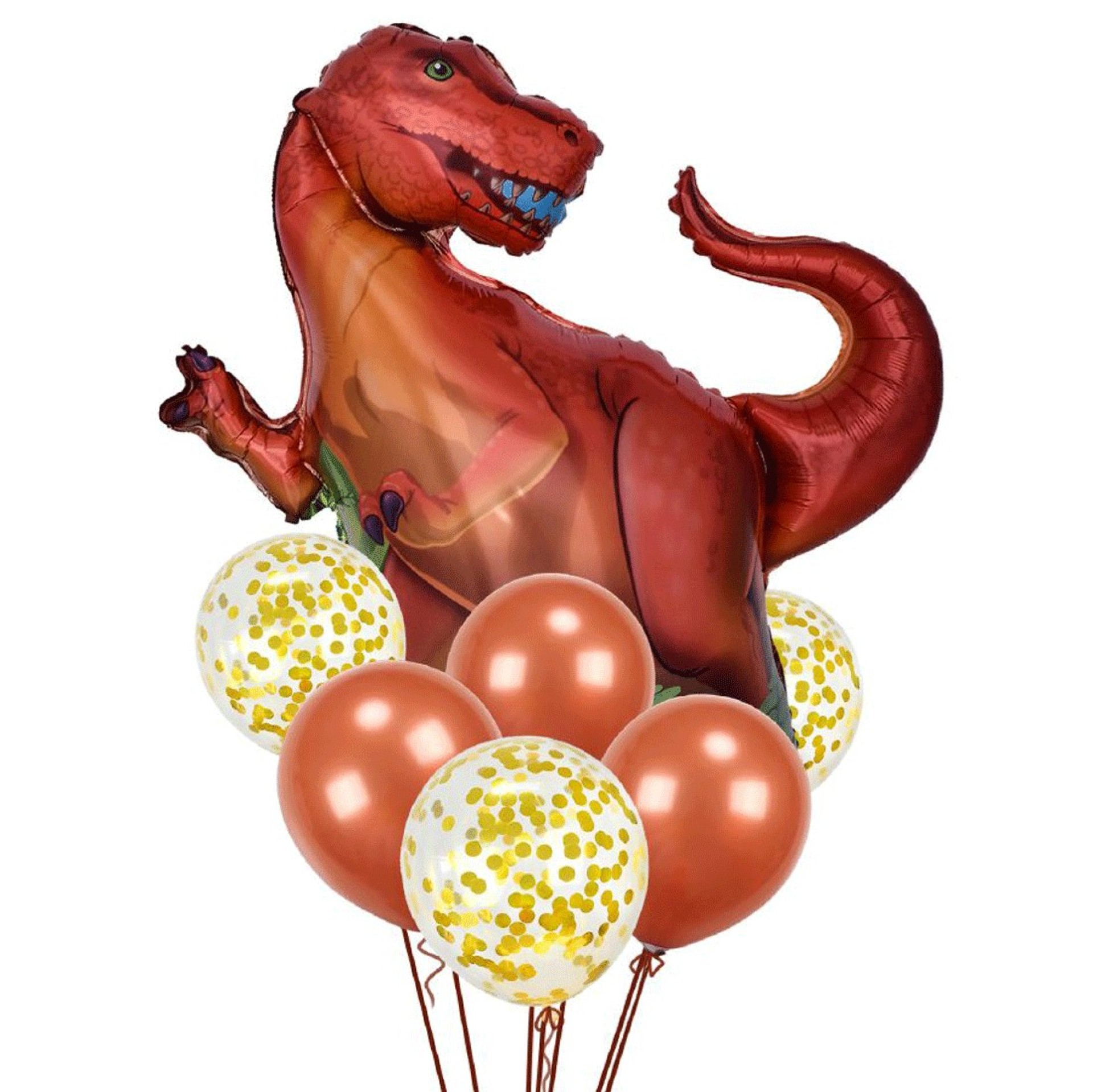 Kit Dinossauro T-Rex 7 Peças