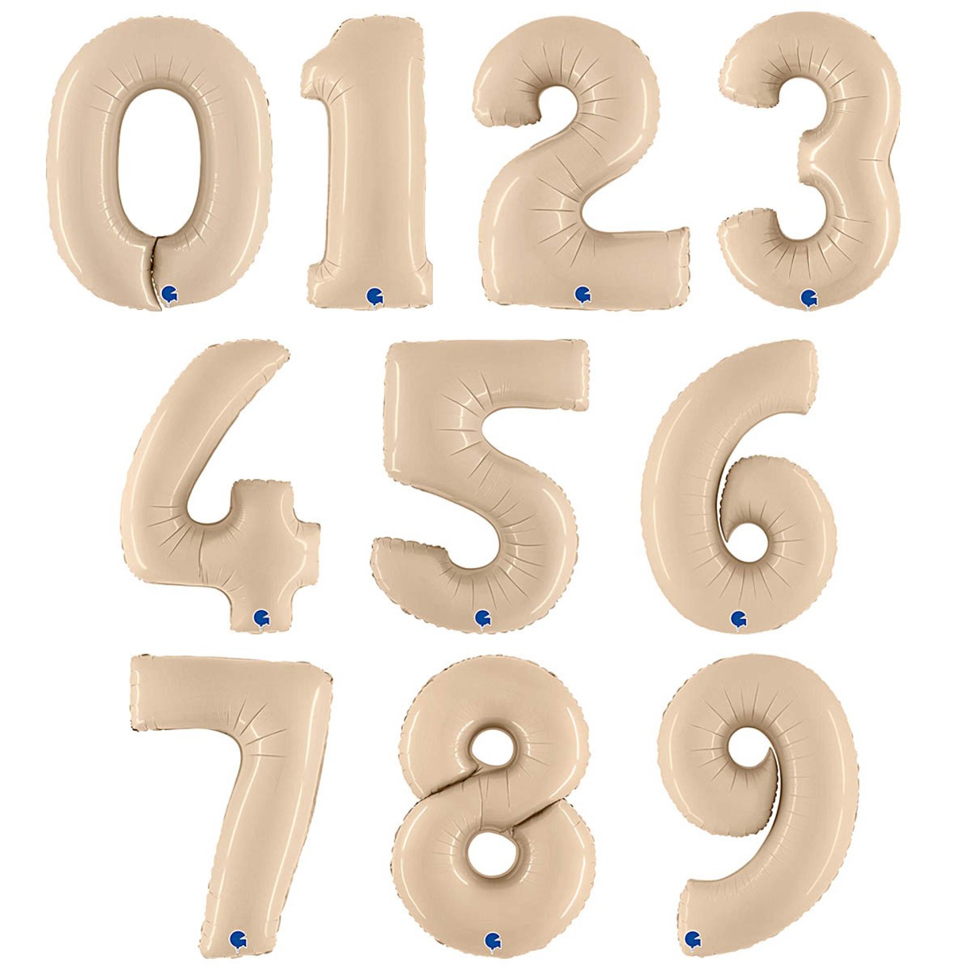 Balão Numero Beje