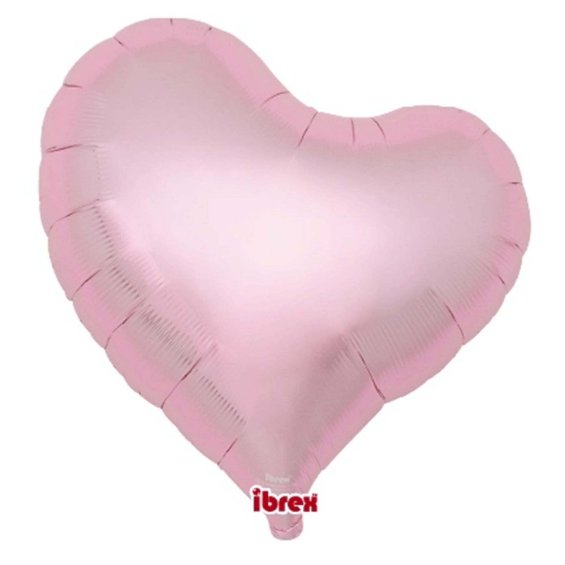 Balão Coração Rosa Claro Metalic 45cm