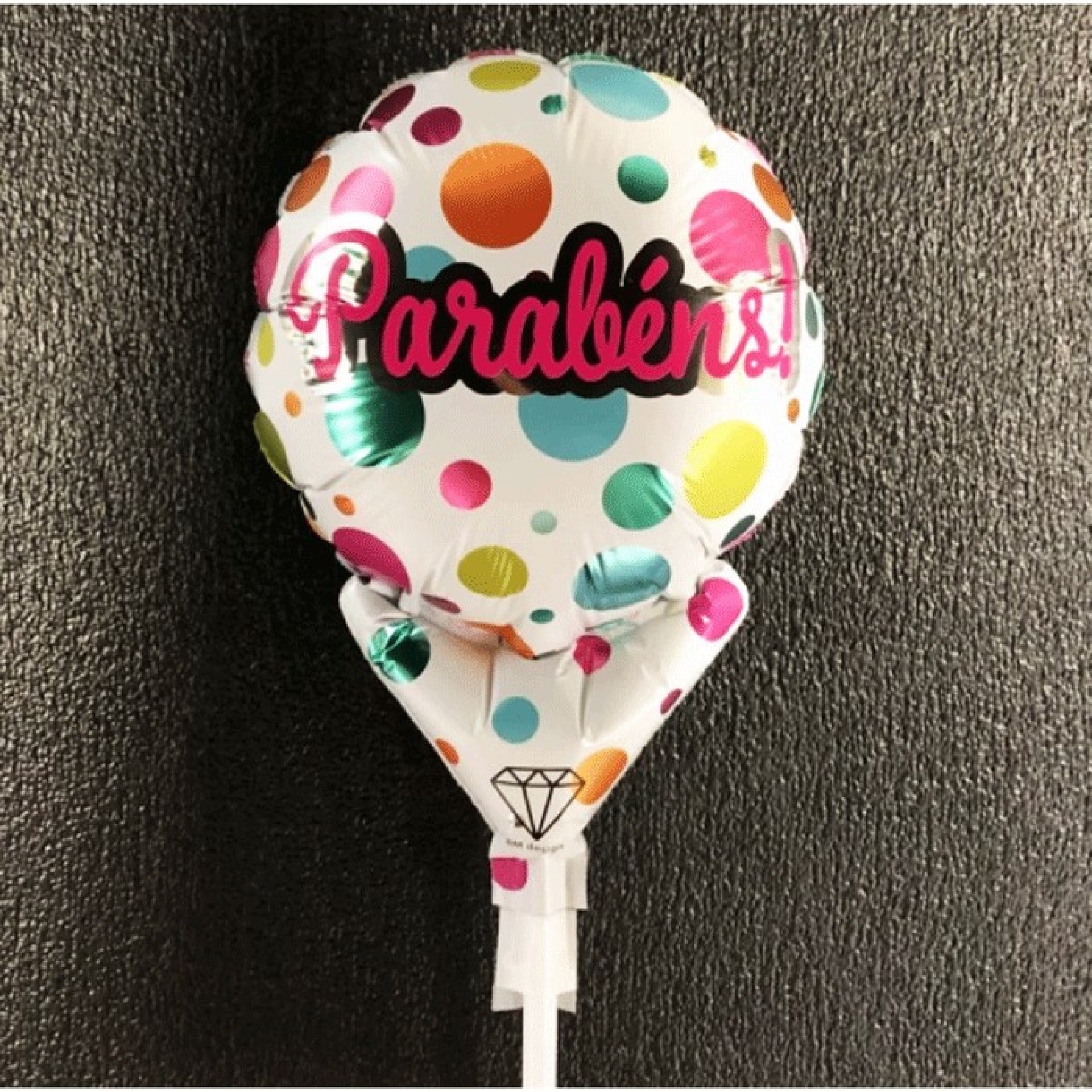 Balão Topo Bolo Parabéns