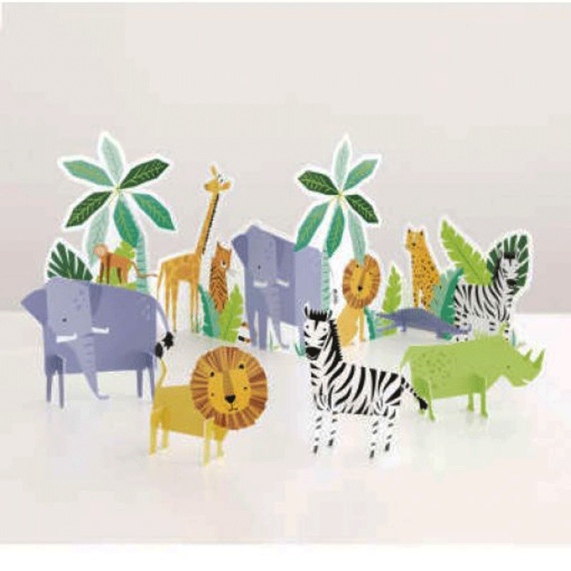 Decoração mesa Selva