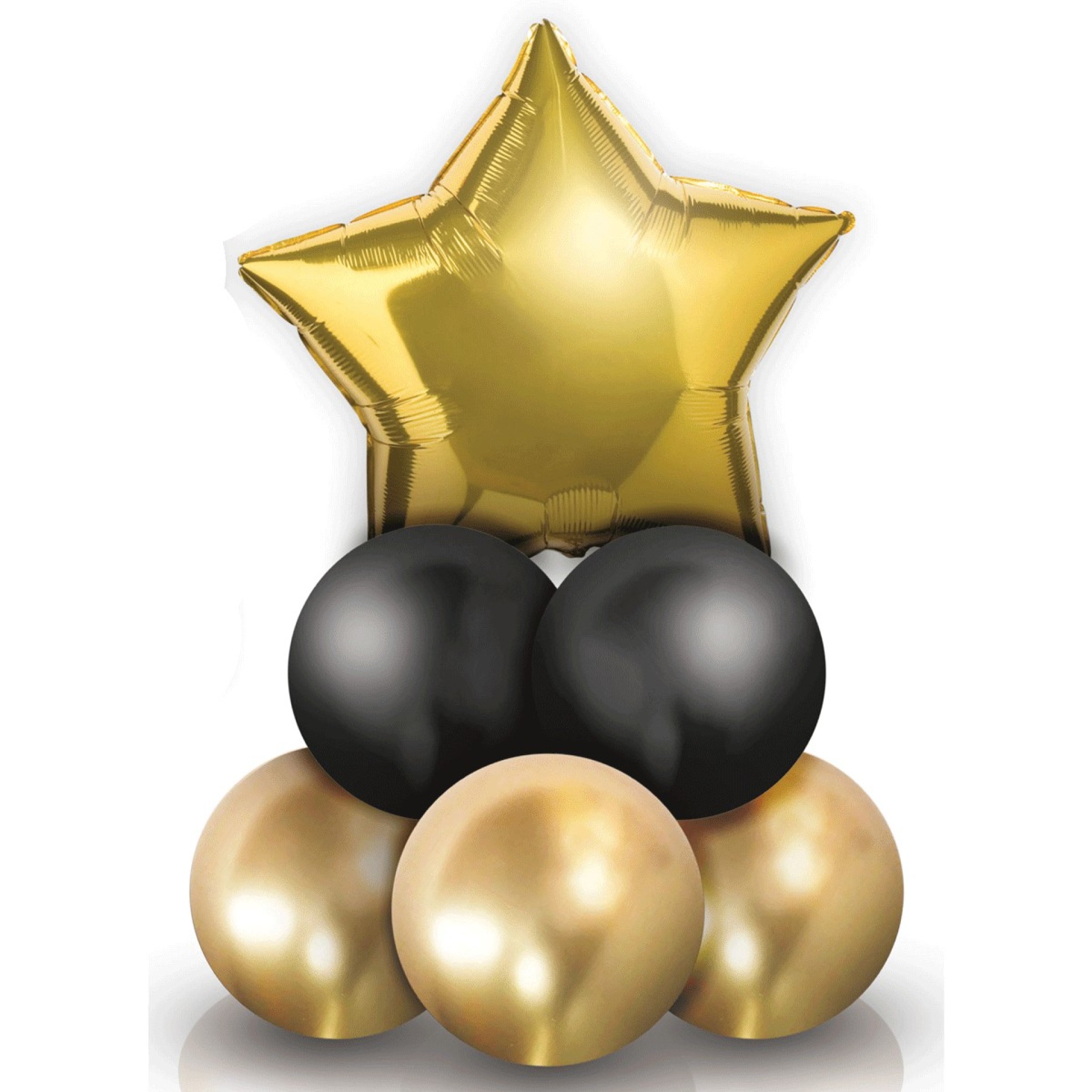 Kit Balões Estrela Dourada