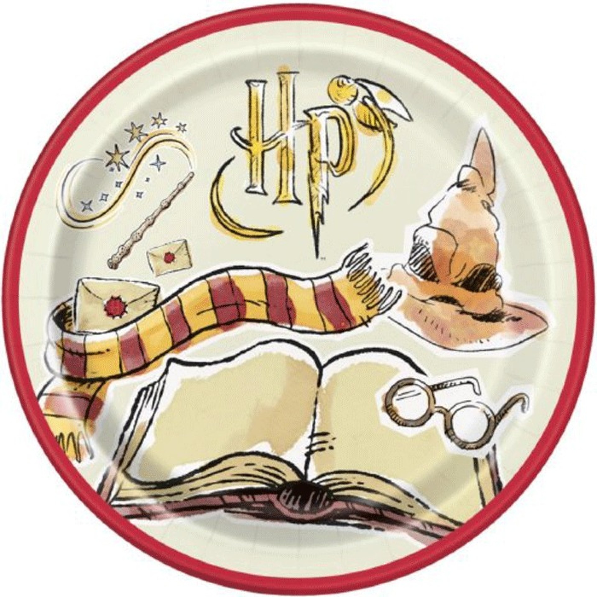 Pratos Estudante Harry Potter 8unid