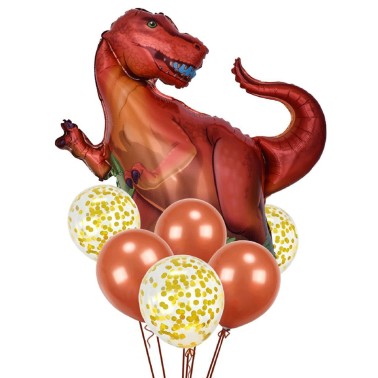 Kit Dinossauro T-Rex 7 Peas