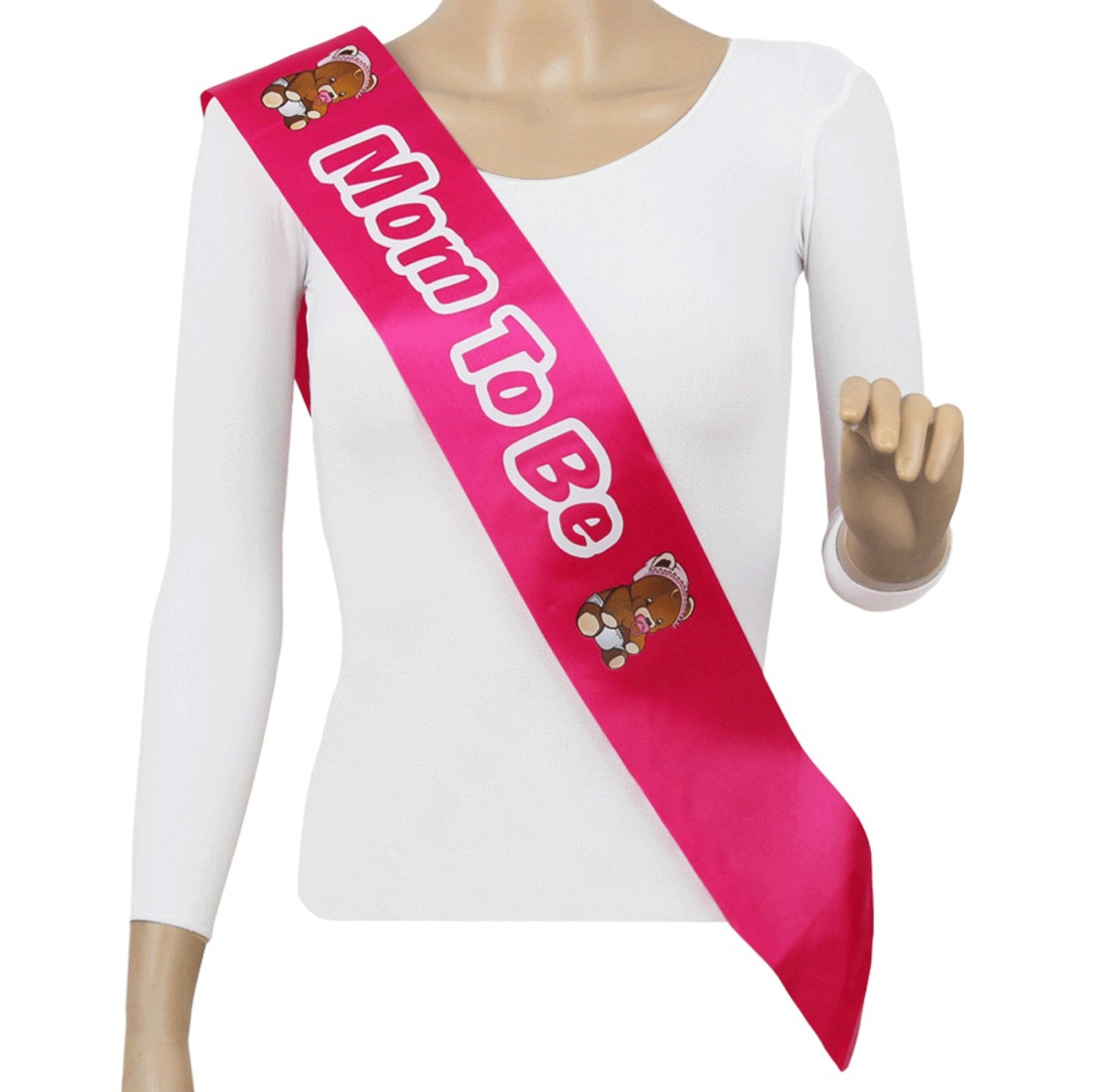 Faixa Mom To Be Rosa