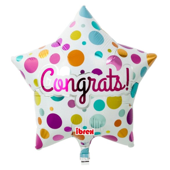 Balão Foil Congrats