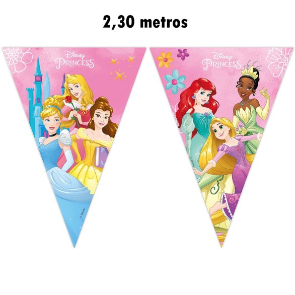 Bandeirolas Princesas Disney 2,30m