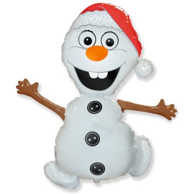 Balo Foil Boneco de Neve