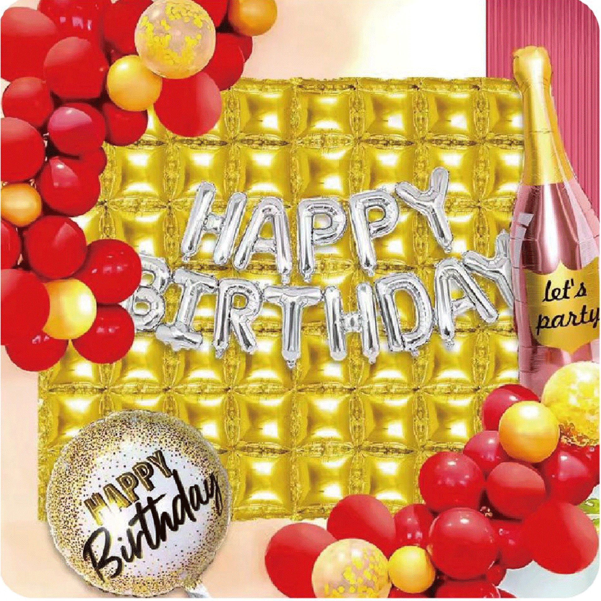 Balão Pastilha Dourada