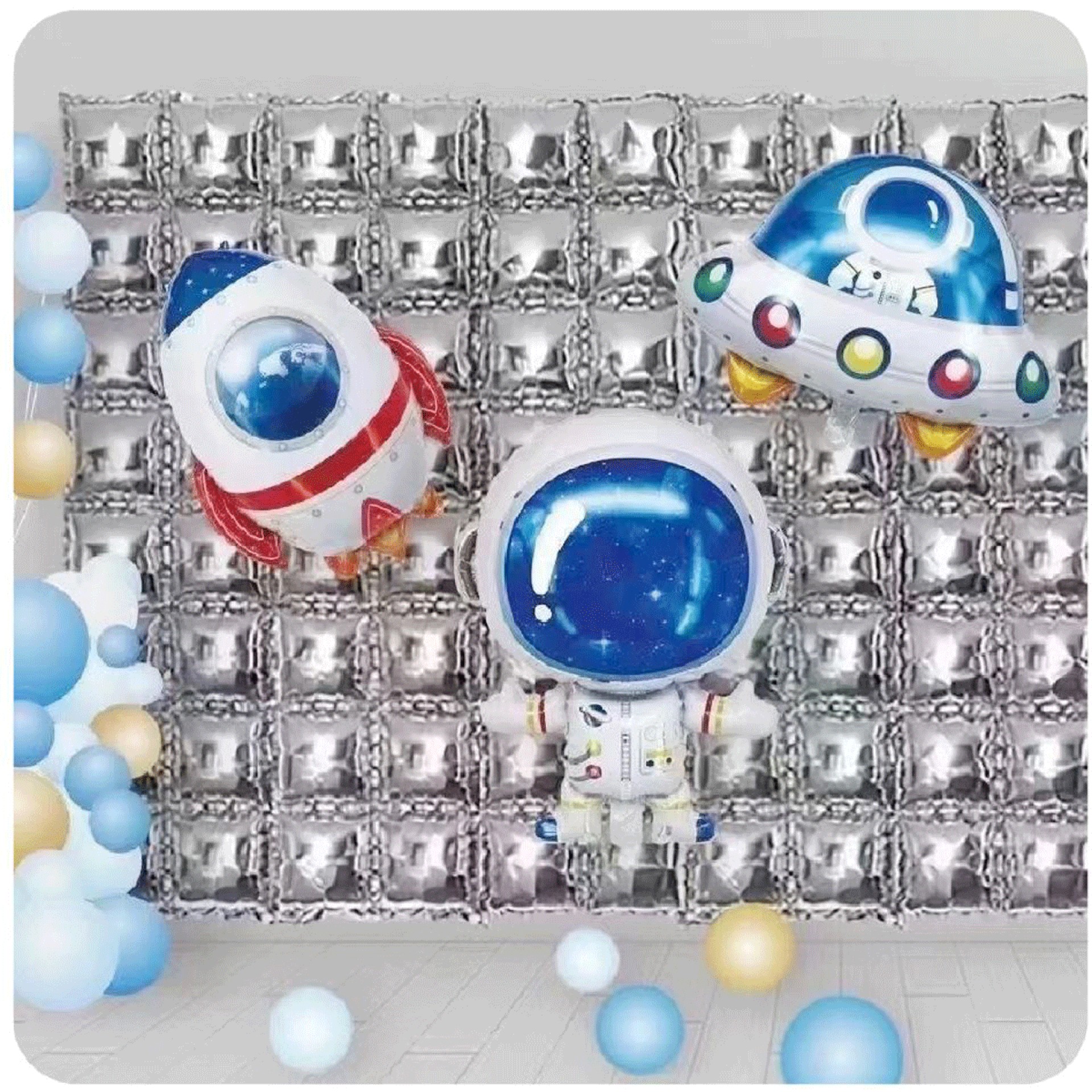 Balão Pastilha Prateada