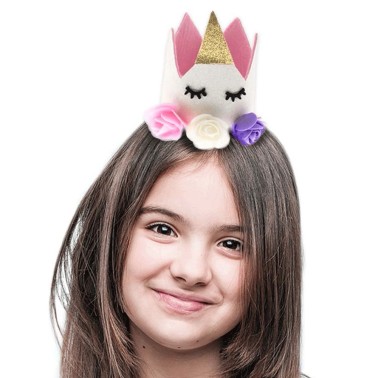 Coroa Feltro Unicrnio