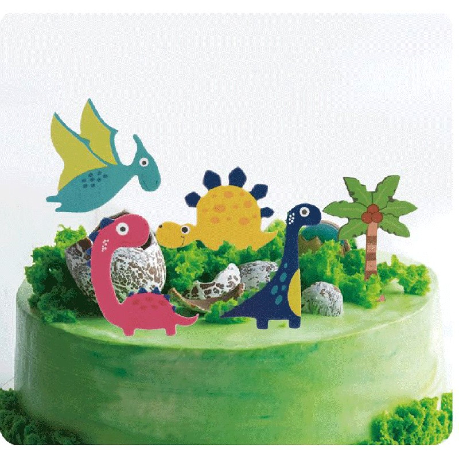 Topo Bolo Dinossauros 5 Peças