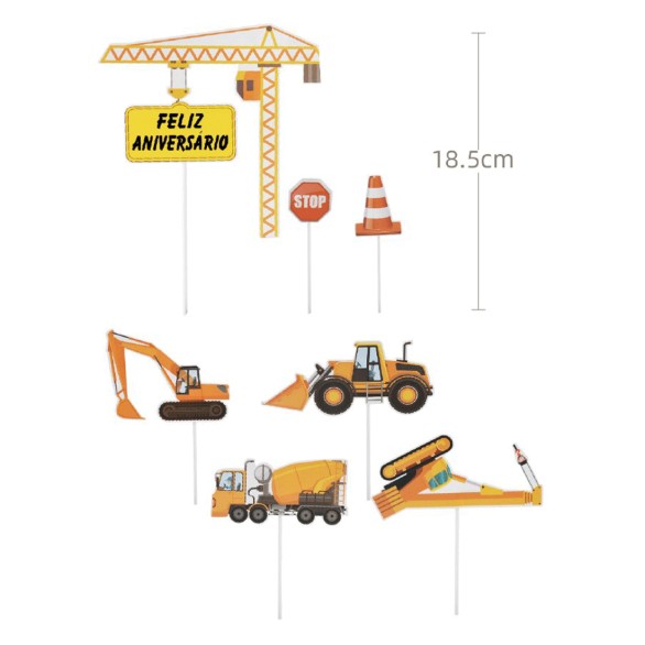 Topo Bolo Construção