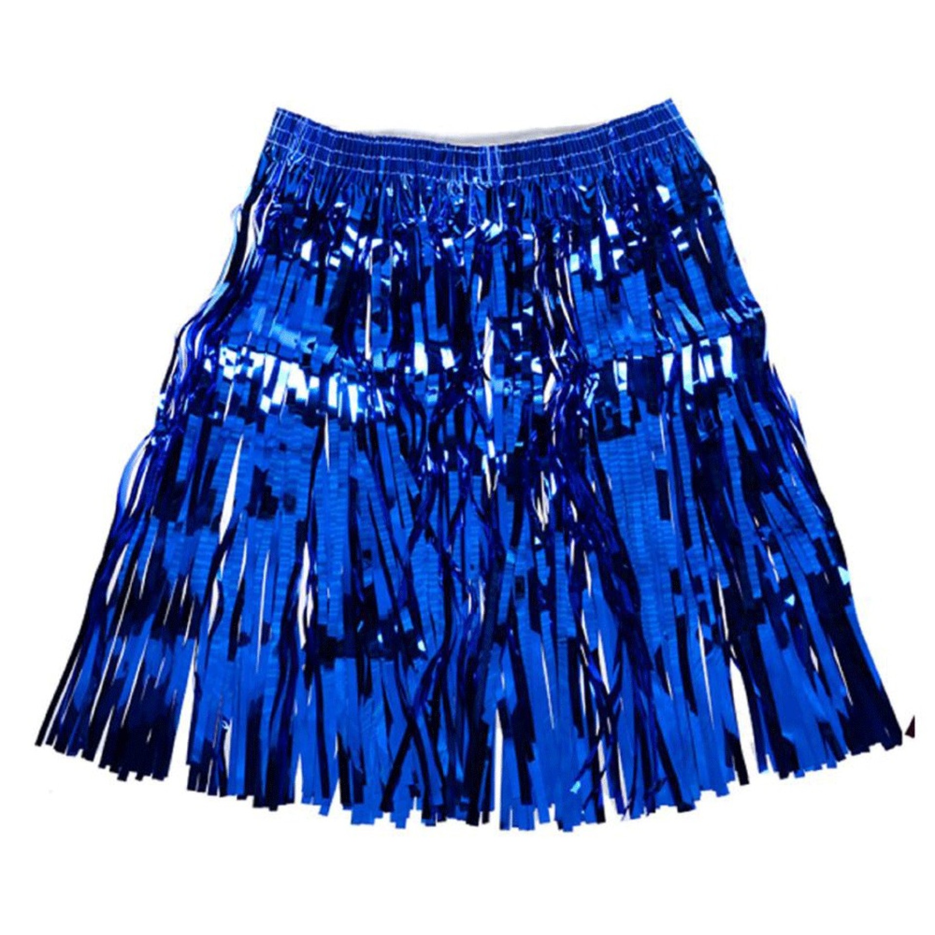 Saia Metalizada Azul