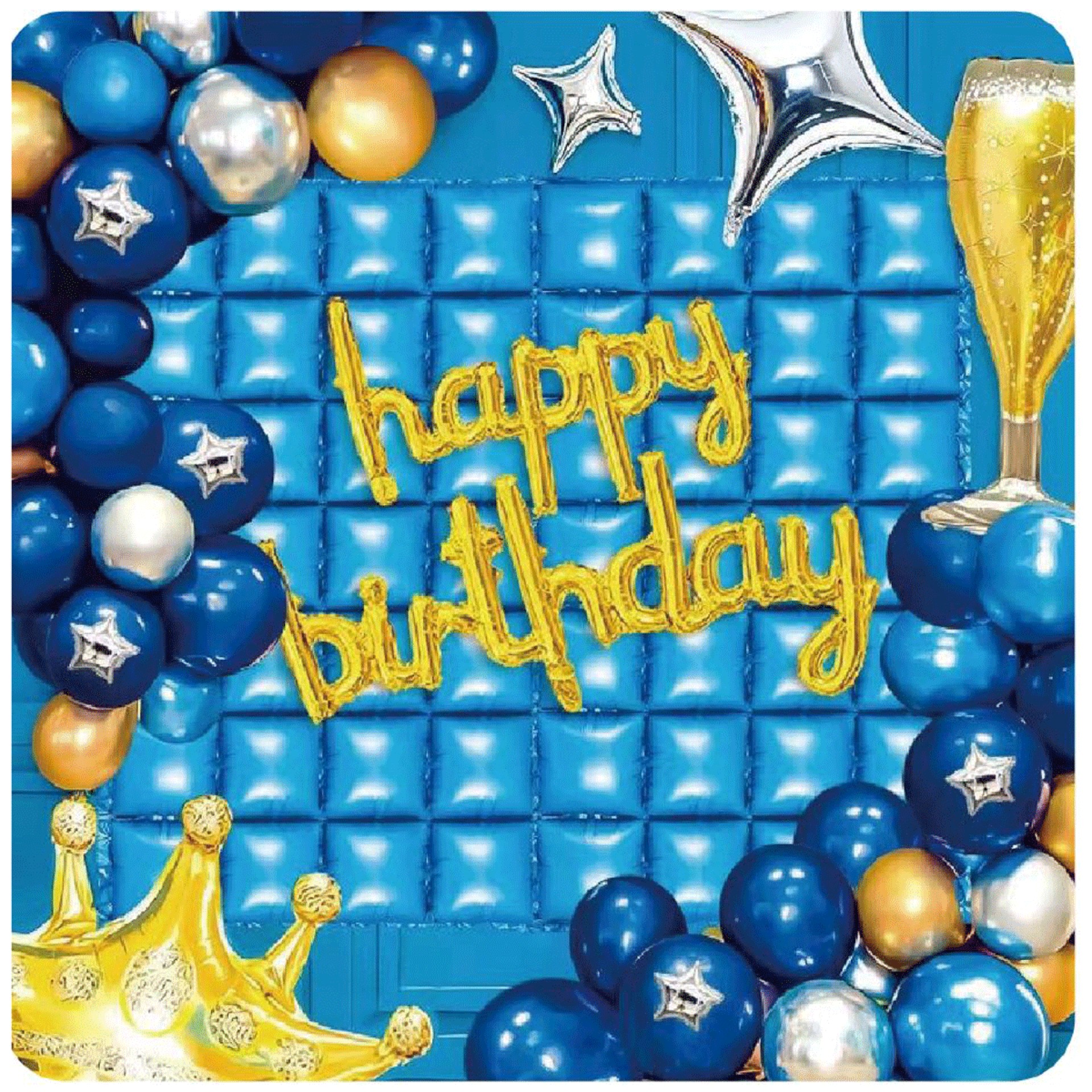 Balão Pastilha Azul