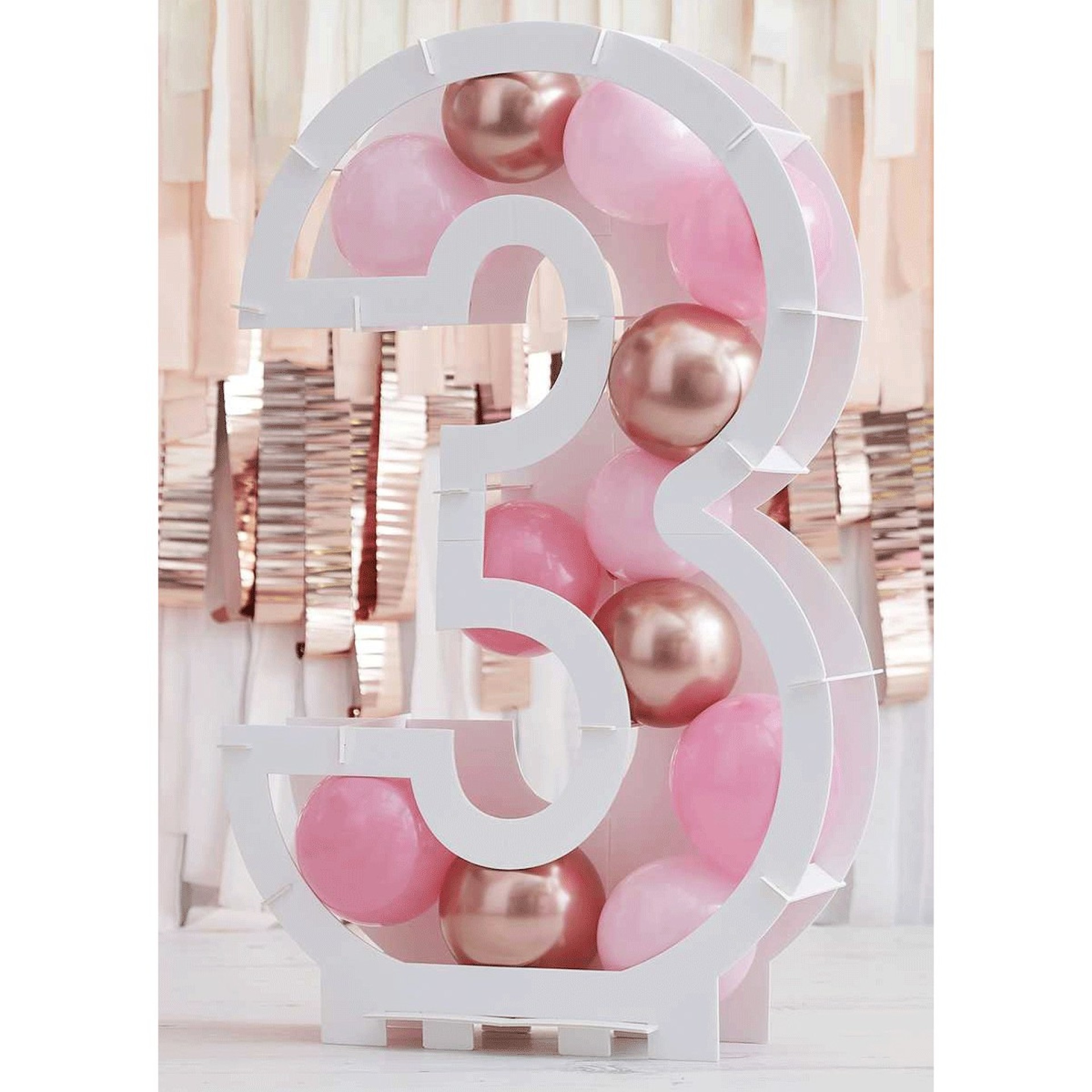 Moldura Numero 3 Para Balões