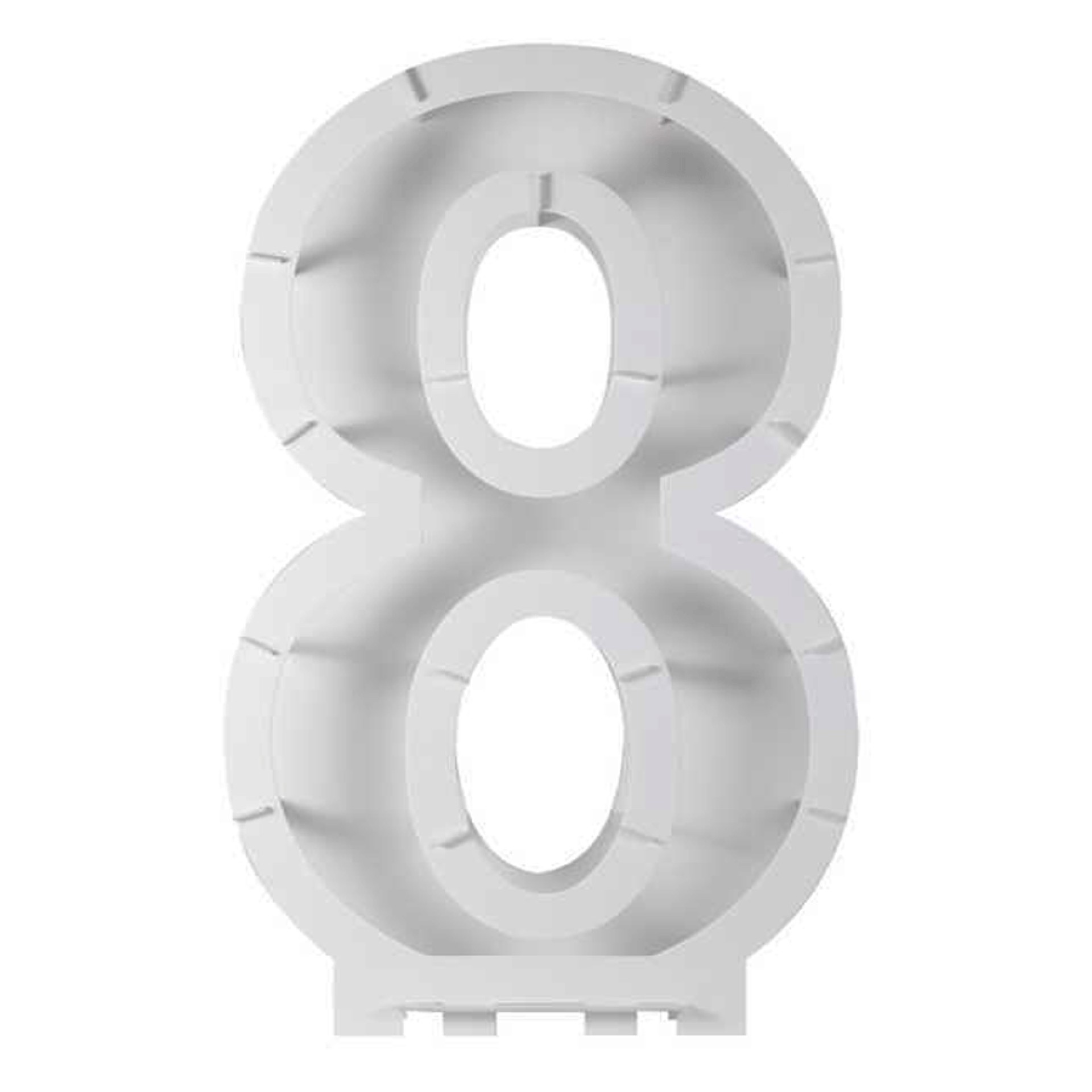 Moldura Numero 8 Pra Balões