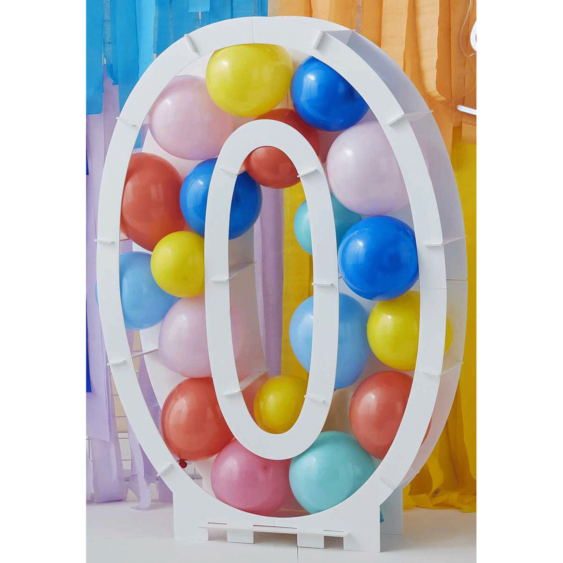 Moldura Numero 0 Para Balões