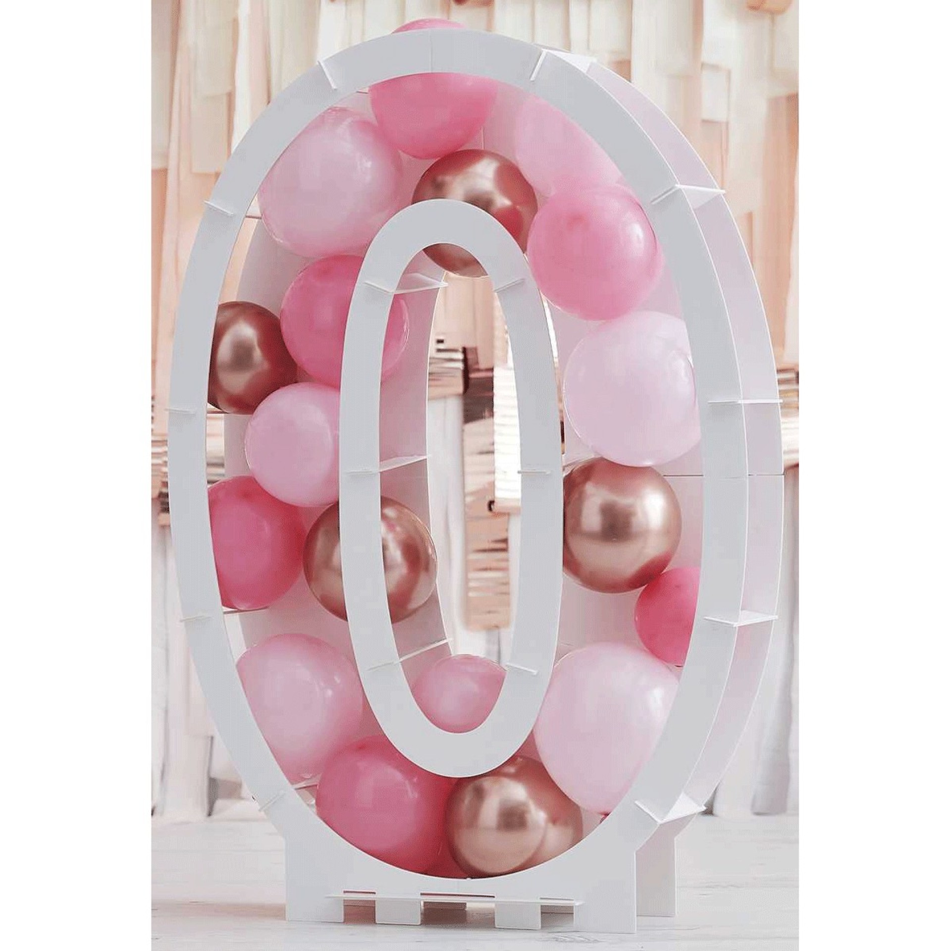 Moldura Numero 0 Para Balões