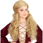 Peruca Loira Dama Medieval Infantil