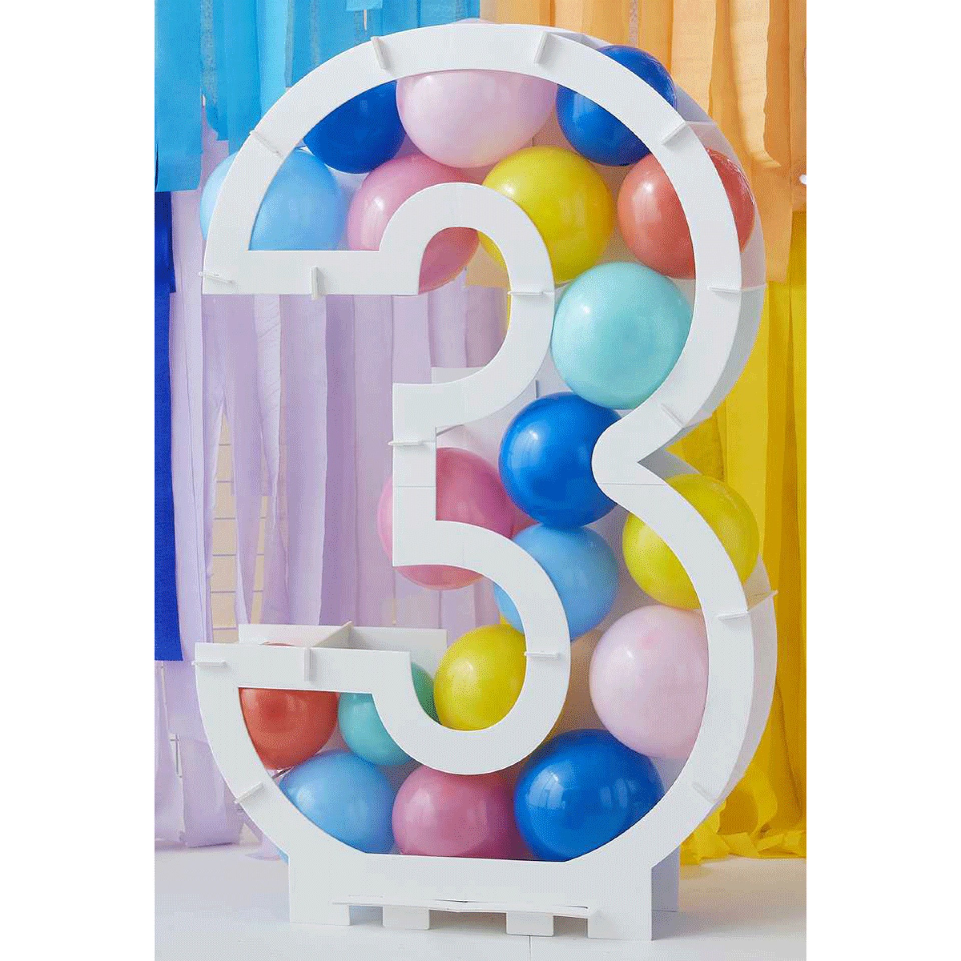 Moldura Numero 3 Para Balões