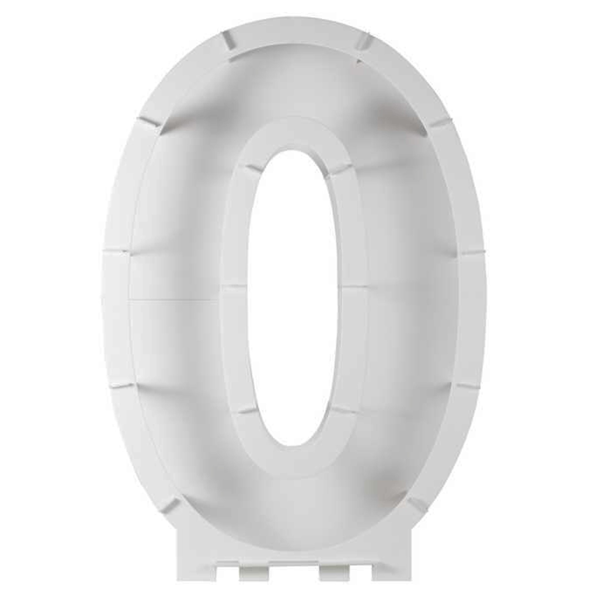 Moldura Numero 0 Para Balões