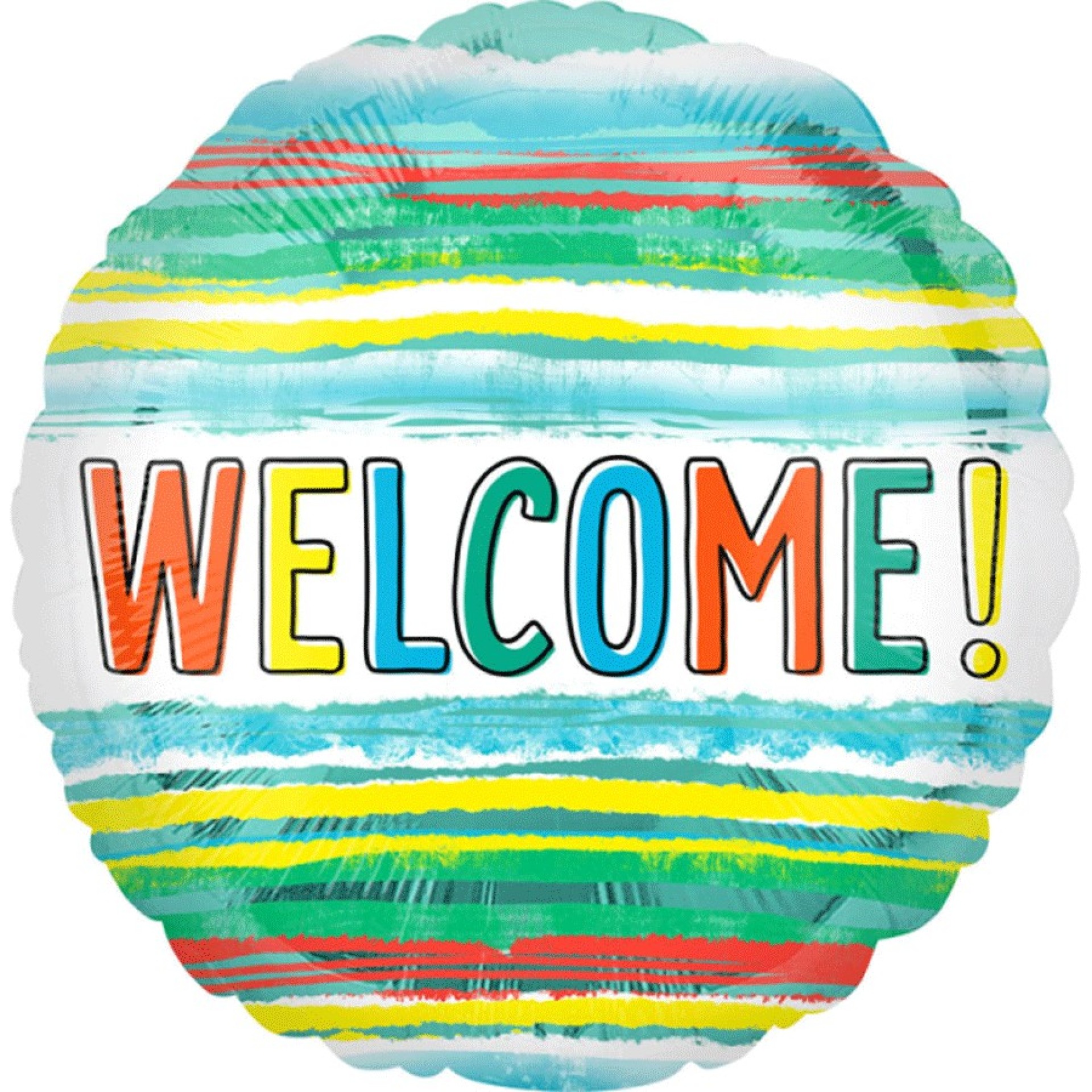 Balão Welcome Colorido 43CM