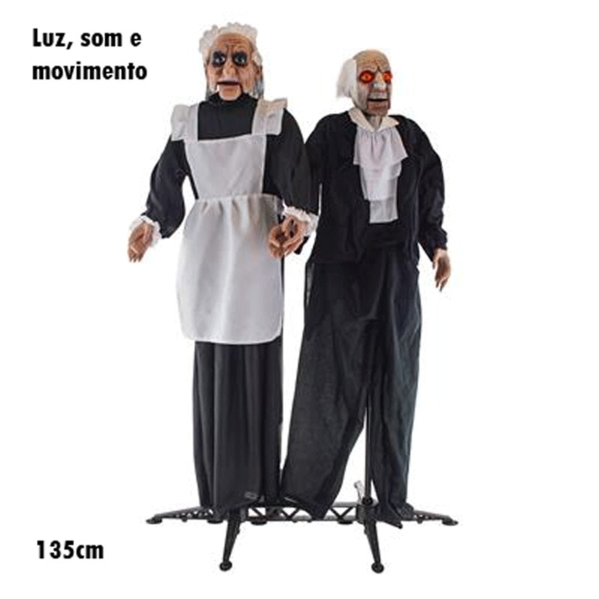 Casal de Serviçais Mansão do terror