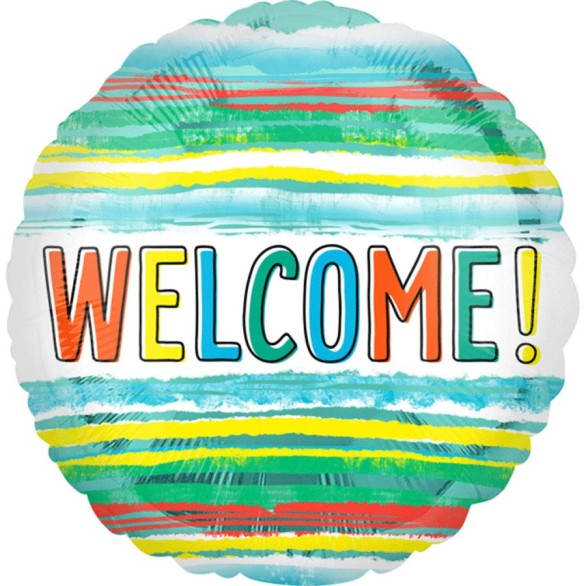 Balão Welcome Colorido 43CM