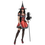 Fato Sexy Red Forest Witch