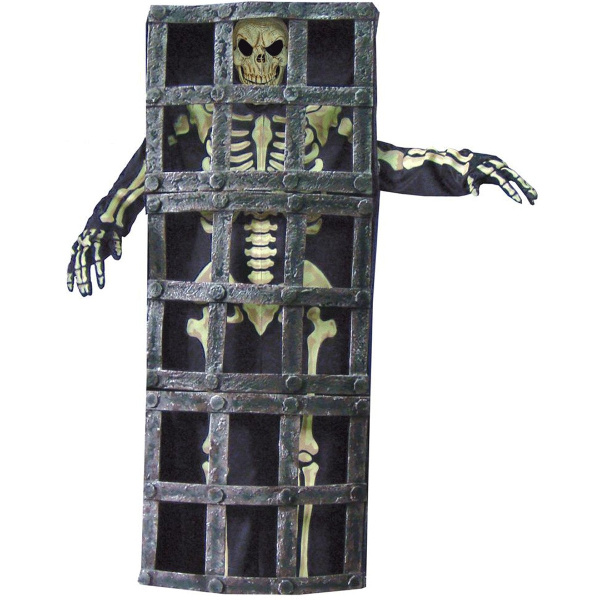 Fato Esqueleto Enjaulado Ilusão