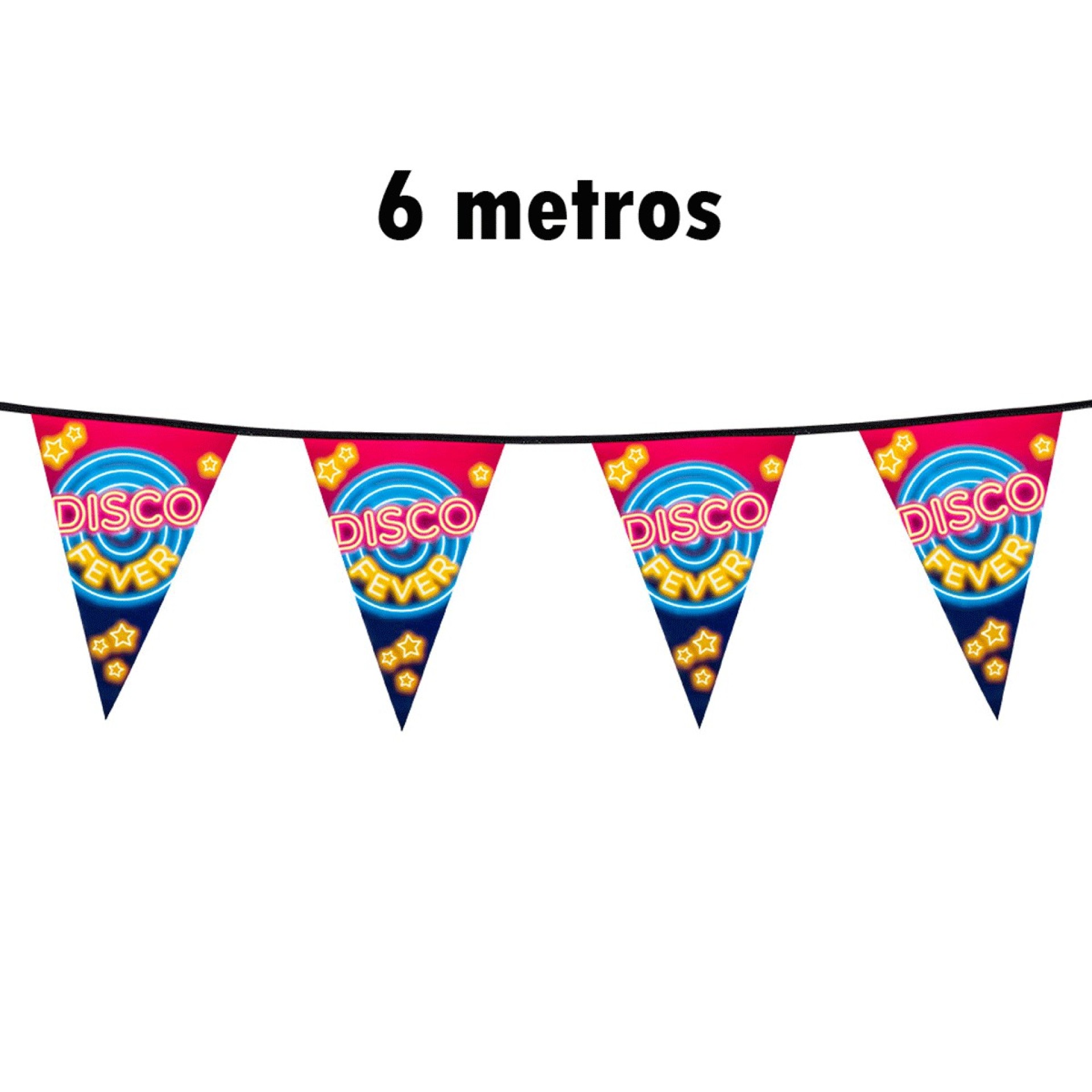 Bandeirolas Disco Fever 6M