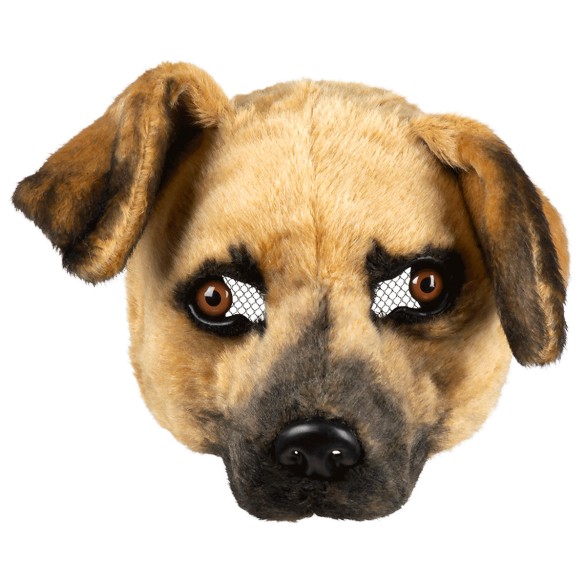 Máscara Cão Com Pelo