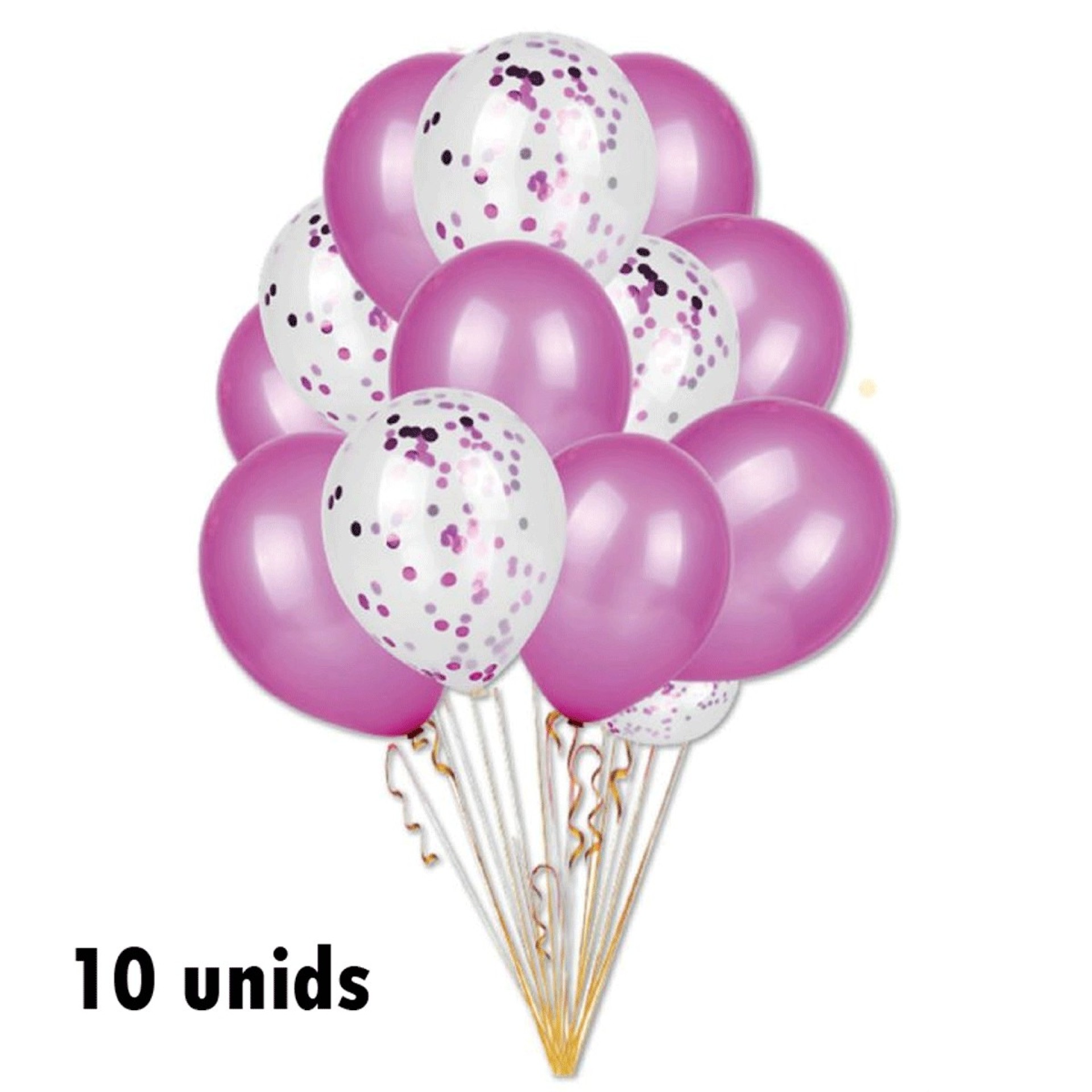 Kit Balões Rosa 10 Unid