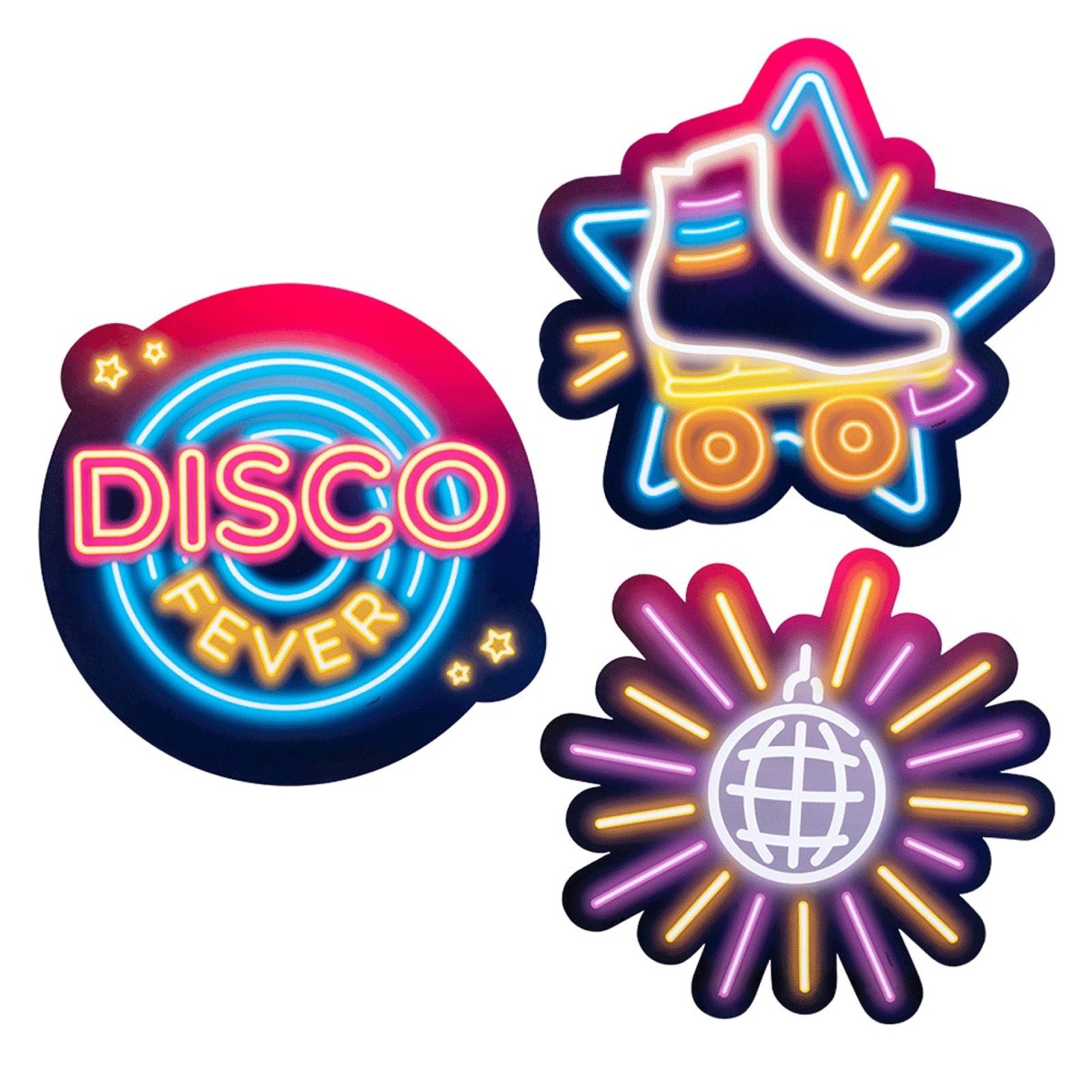 Cartazes Disco Fever 3Unid