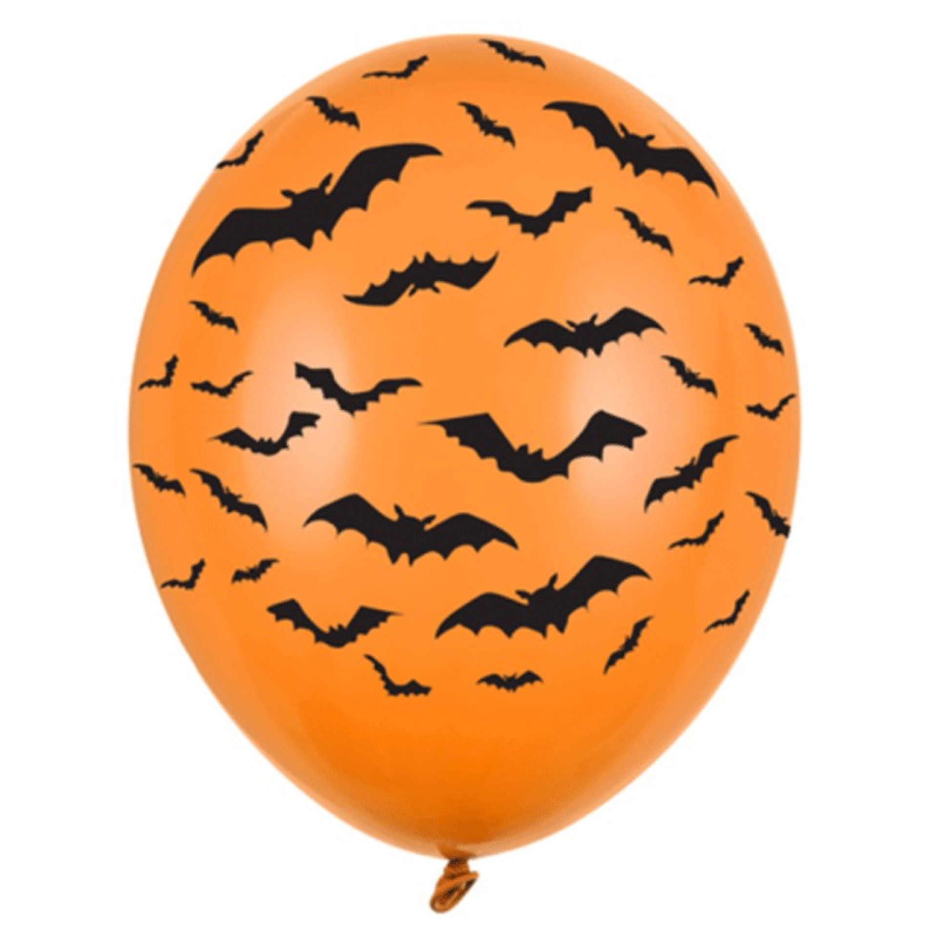 Balões Morcegos Halloween 6Unid