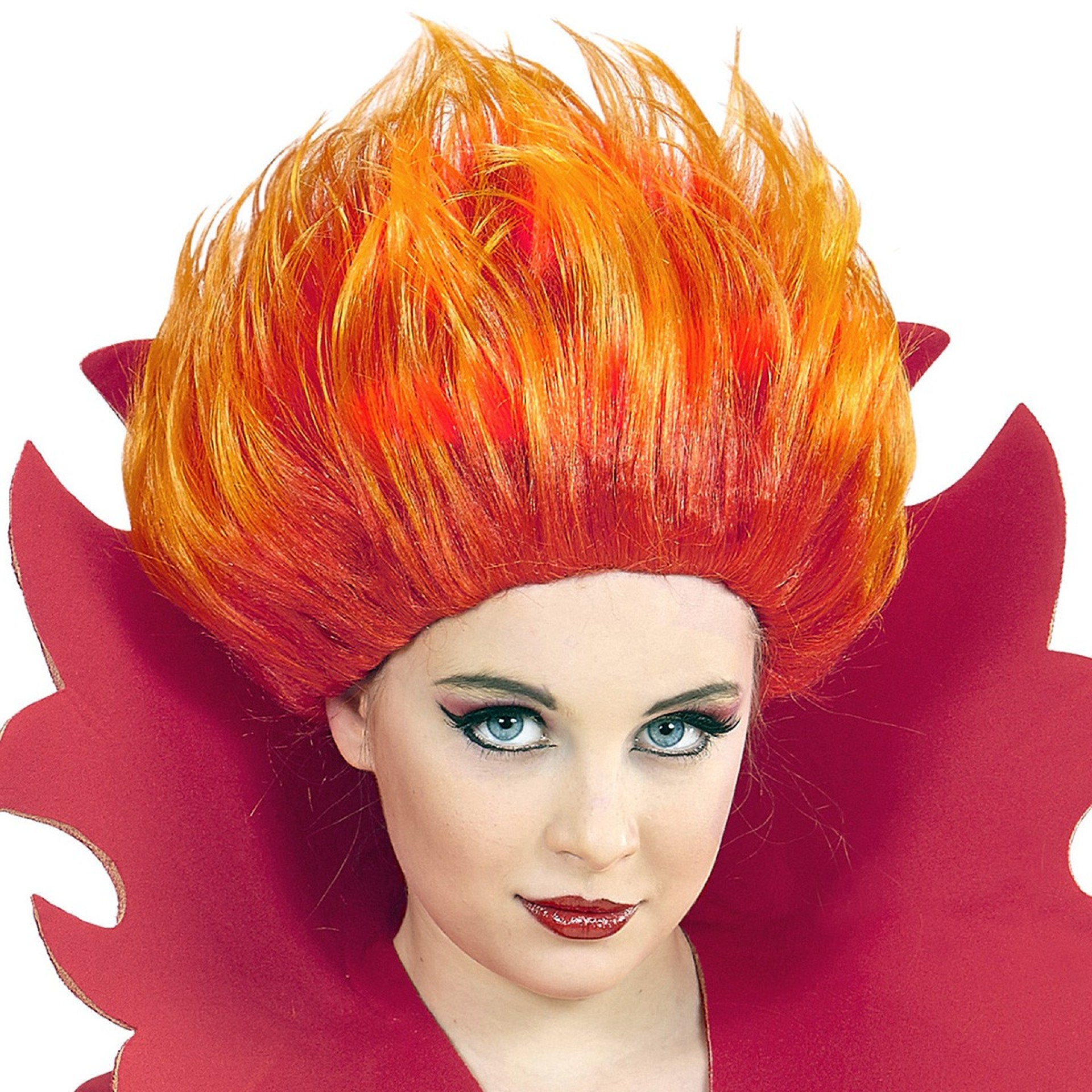 Peruca Chamas Flamejantes criança