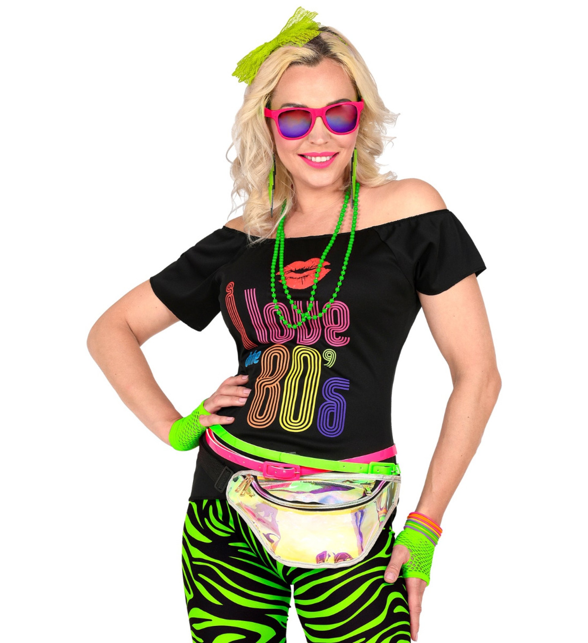 Kit Anos 80 Green Fluo Pop