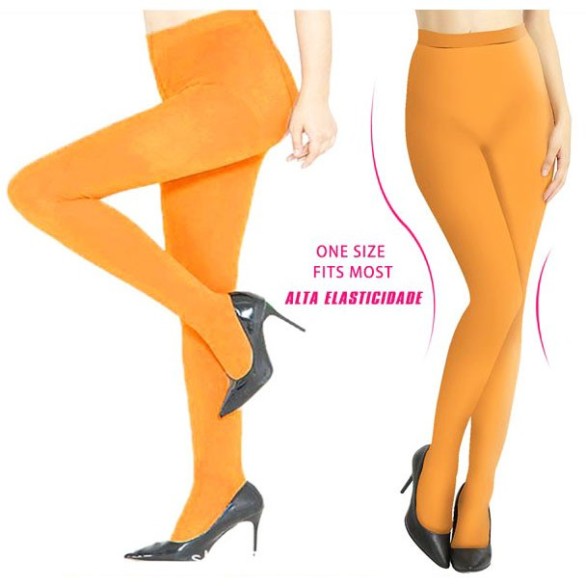 Collants Laranja Adulto