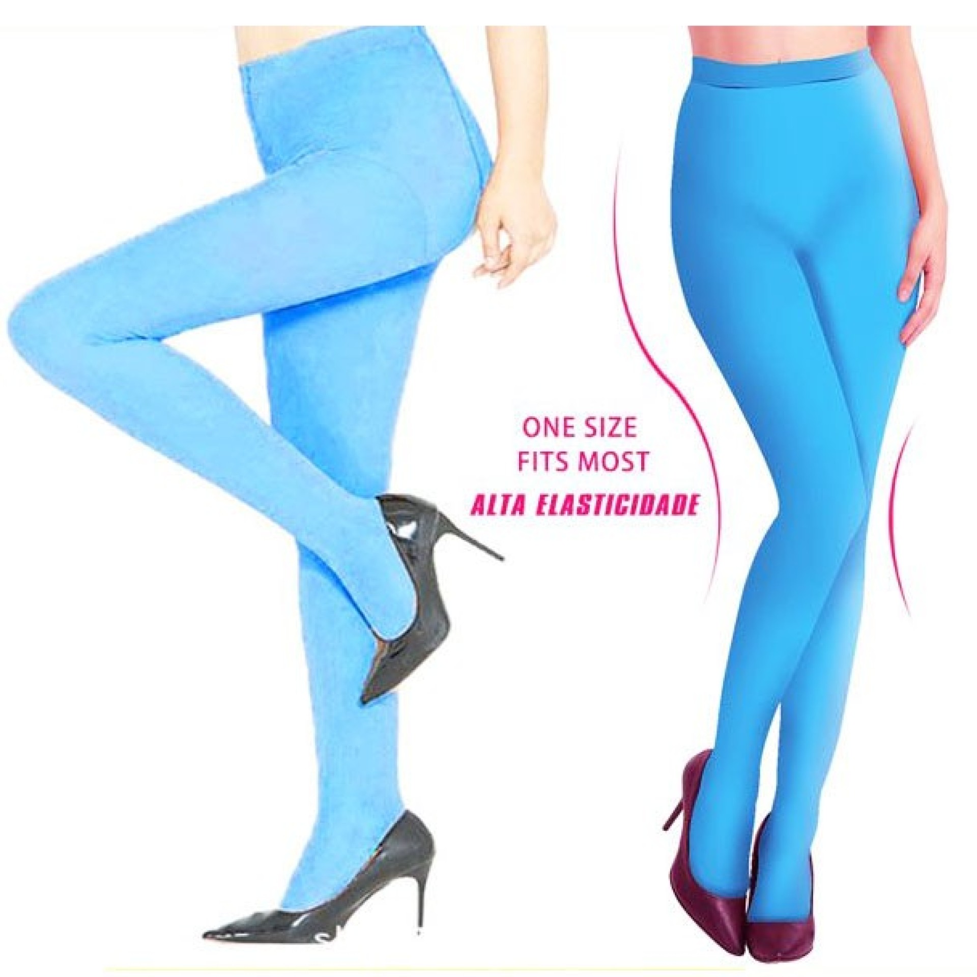 Collants Azul Céu Adulto