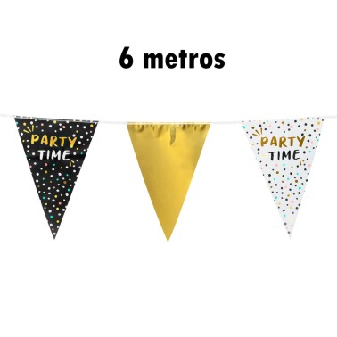 Bandeirolas Party Time 6M