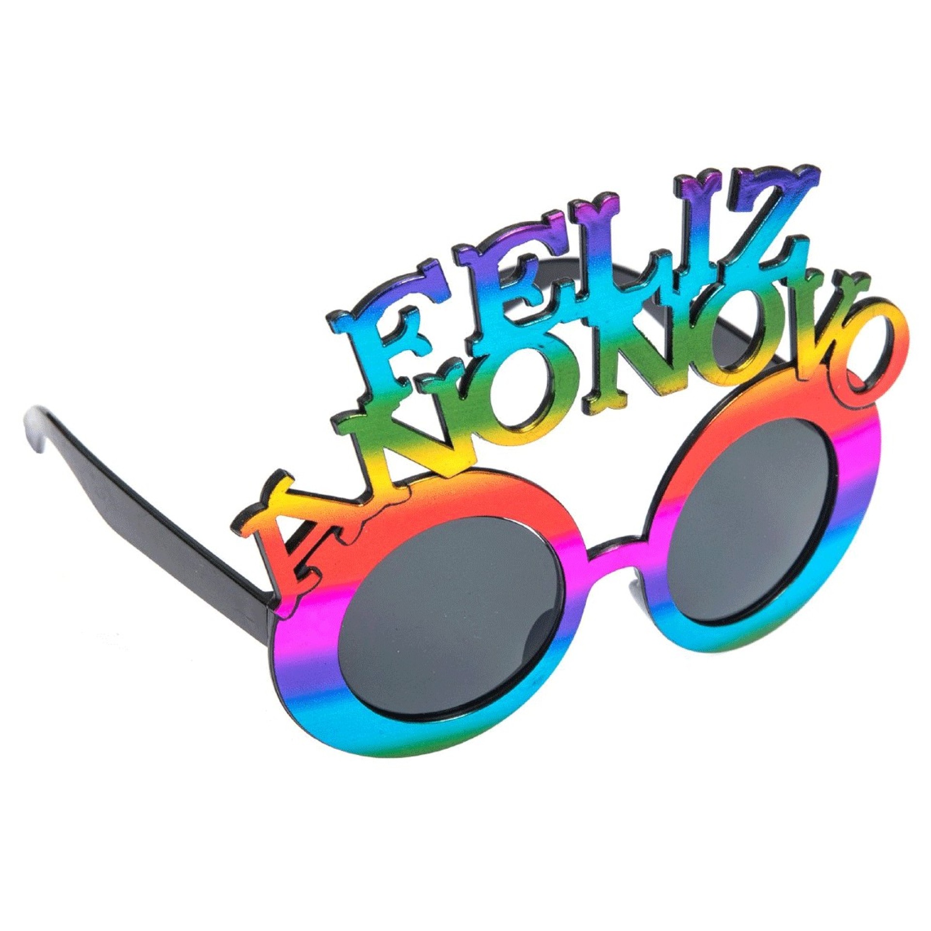 Óculos Feliz Ano Novo Redondos