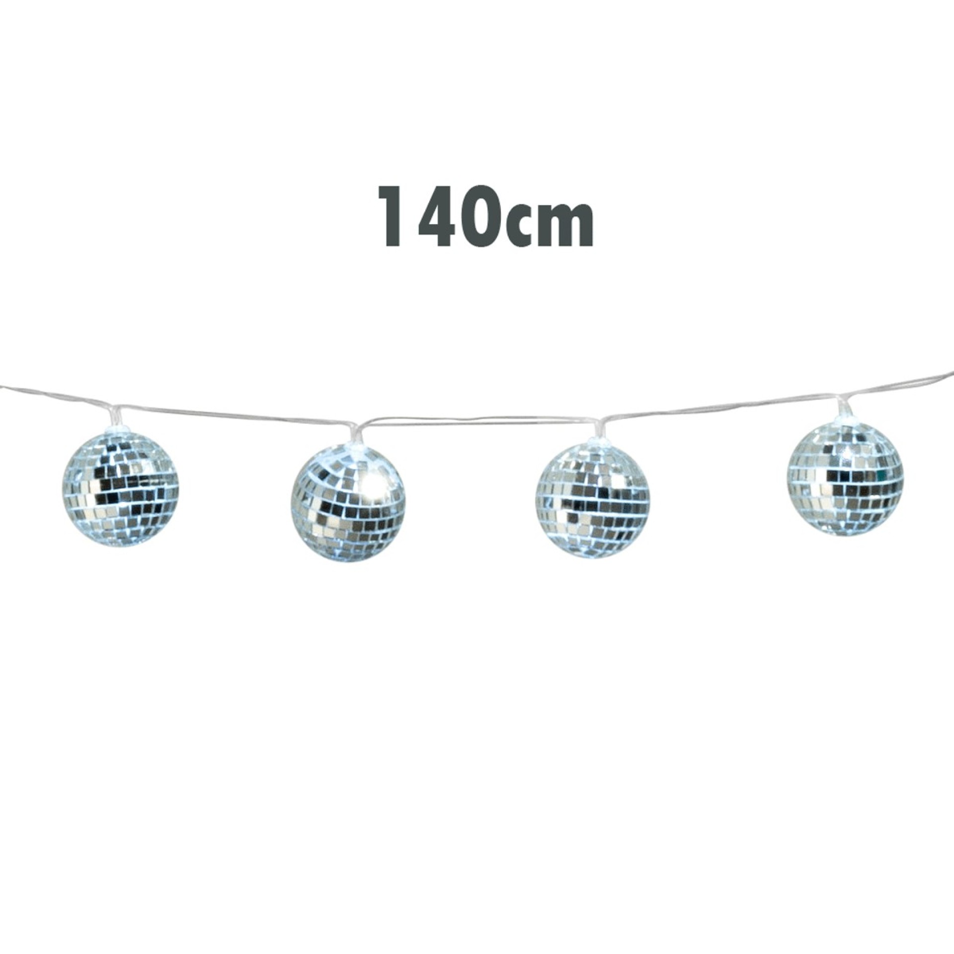 Fio Led Bolas Espelhos