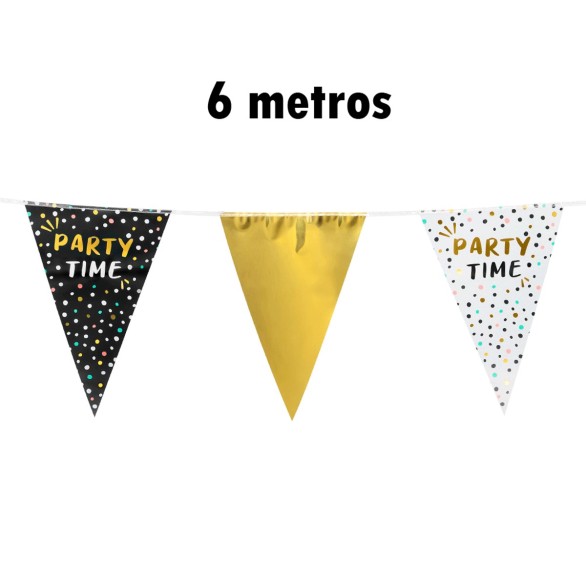 Bandeirolas Party Time 6M